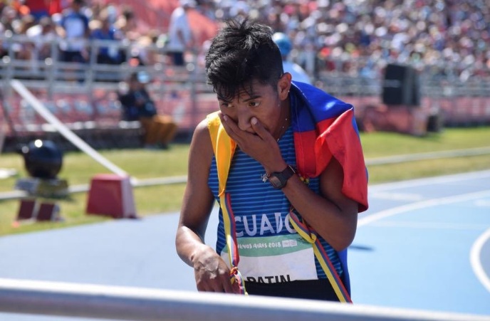 Atleta gana oro para Ecuador en JJ.OO. de la Juventud