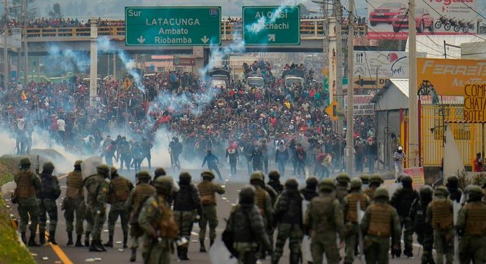 Ecuador dice que informe de ONU no refleja &quot;contexto de violencia&quot; en protestas de octubre