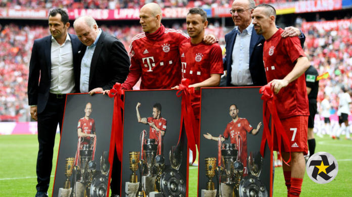 Robben y Ribery se despiden del Bayern Munich con título y goles