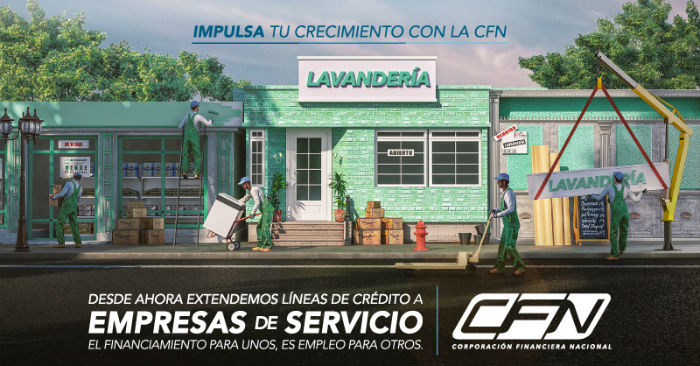 CFN amplía sus créditos al sector servicios