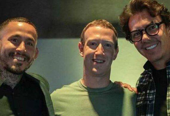 Chito Vera y Mark Zuckerberg.