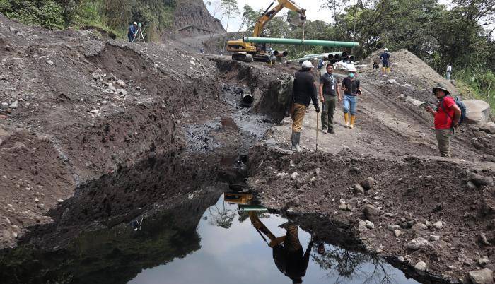 Derrame de crudo afectó 2,1 hectáreas en la provincia de Napo