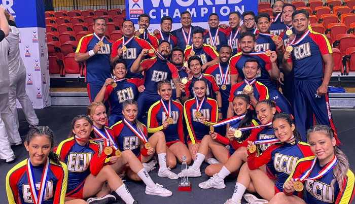 Ecuador logra la medalla de oro en mundial de cheerleaders