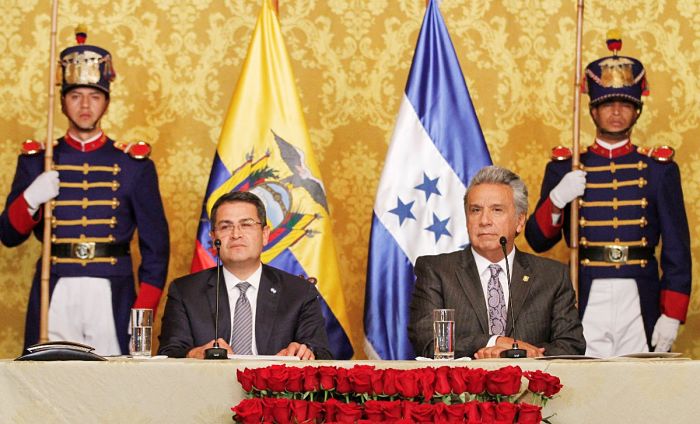 Ecuador y Honduras suscribieron acuerdos de cooperación sociales y económicos
