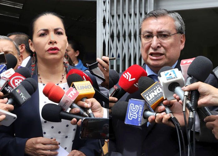 2 vocales del CNE rinden versión por fraude electoral