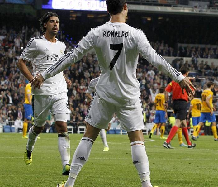 Cristiano ya es tercer máximo goleador de la historia de Liga de Campeones