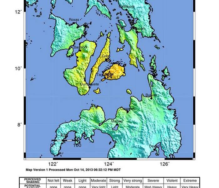 Terremoto de 7.2 grados sacude la isla filipina de Bohol