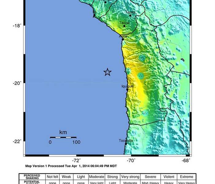Gestión de Riesgo declara alerta roja de tsunami para las costas ecuatorianas