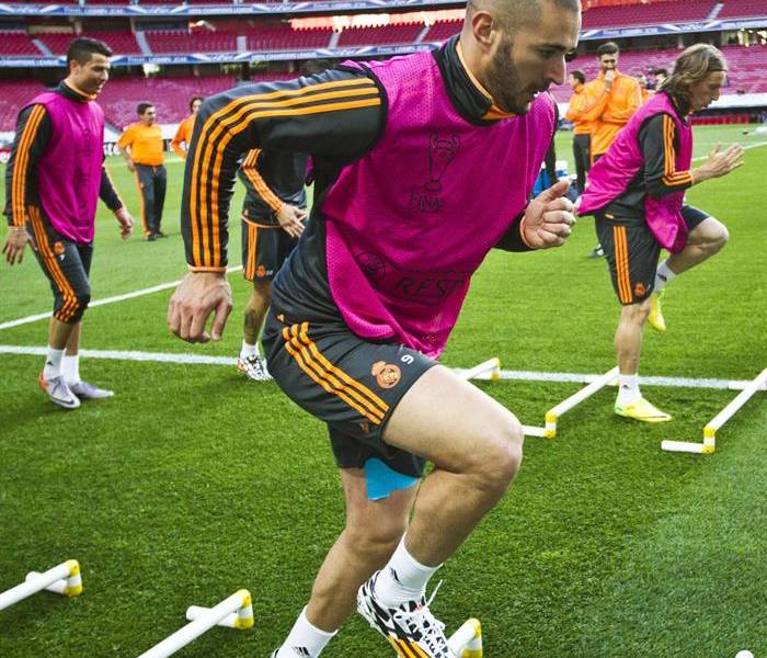 Benzema completa el último entrenamiento; Pepe deja más dudas