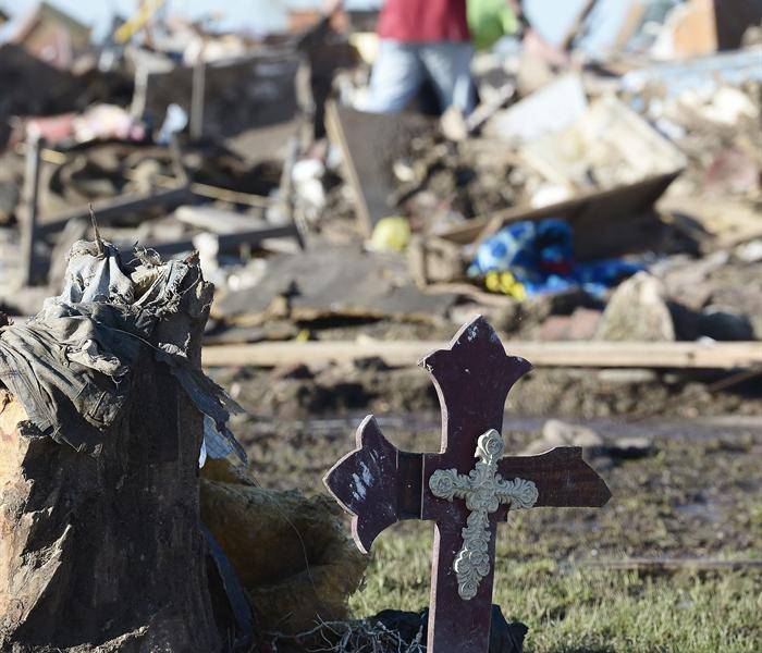 Tornado de Oklahoma arrasó todo lo que estaba a su paso