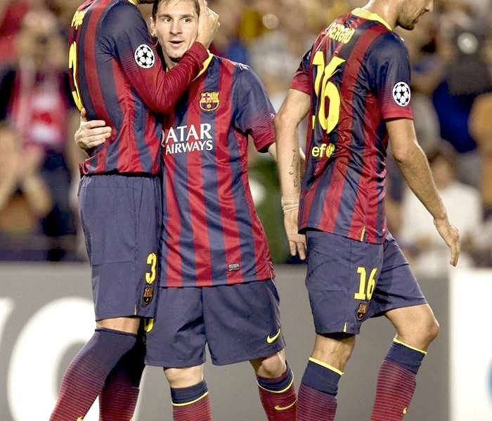 Messi saca al Barça de la apatía con un nuevo triplete