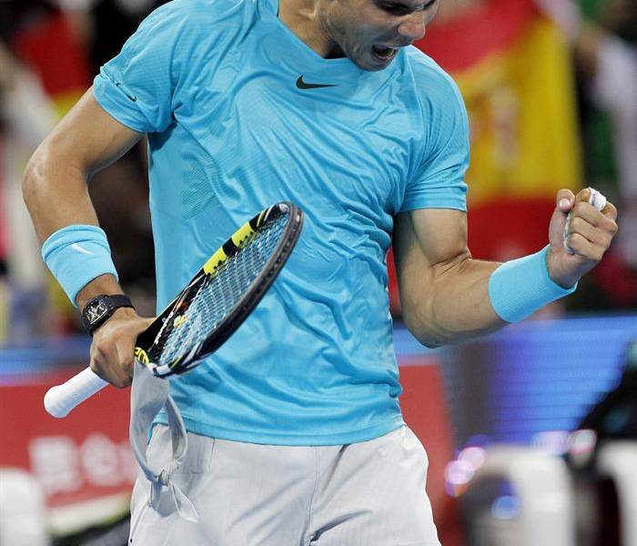 Nadal asegura que no piensa en su rival, Djokovic, sino el día a día