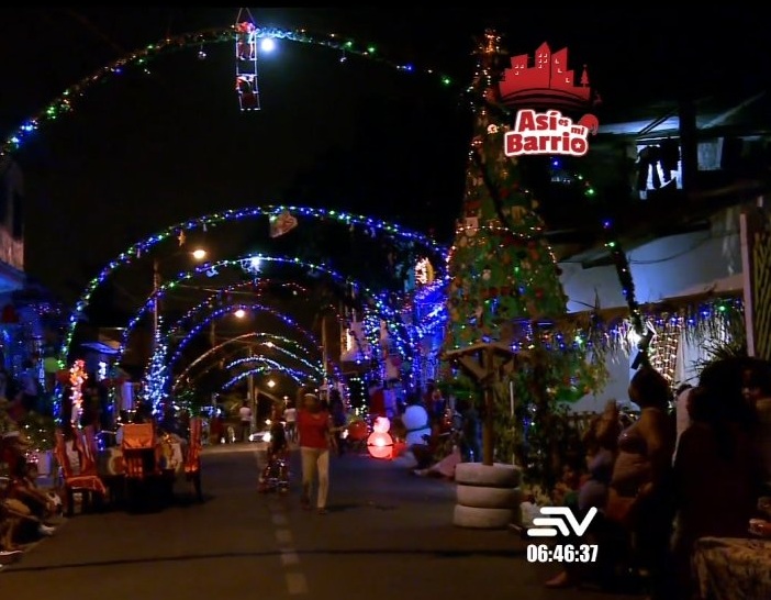 Cómo se preparan los barrios populares de Guayaquil para Navidad