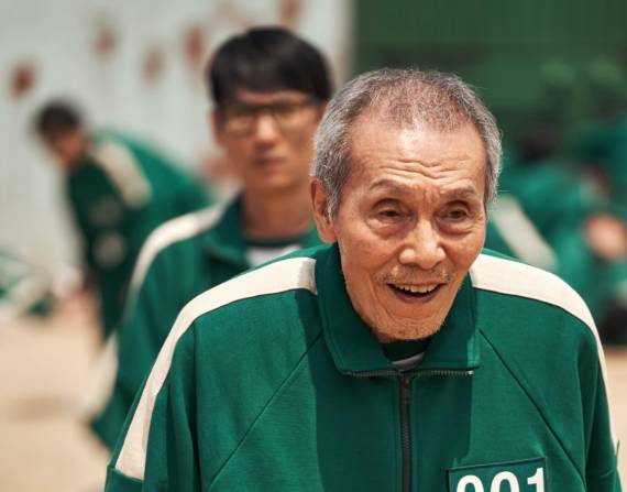 Imagen de archivo de O Yeong-su, popular por su papel de 'El juego del calamar'.
