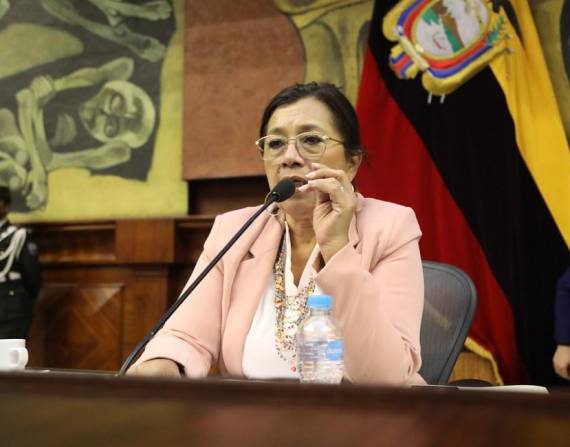 Guadalupe Llori ocupa el cargo de presidenta de la Asamblea Nacional desde mayo del 2021.