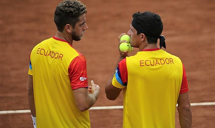 Ecuador y Chile dan a conocer las nóminas para su duelo por Copa Davis