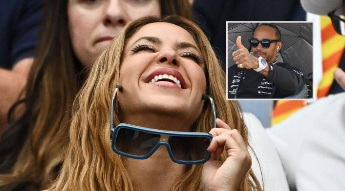¿Shakira y Lewis Hamilton juntos en el estudio de grabación?, la imagen que lo probaría todo
