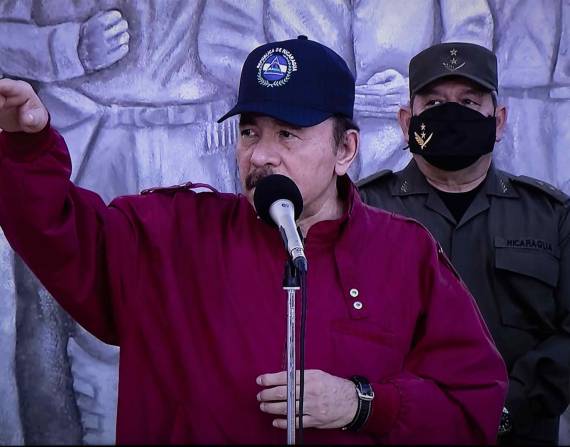 Danie Ortega ha sido cuestionado por sus posturas antidemocráticas.