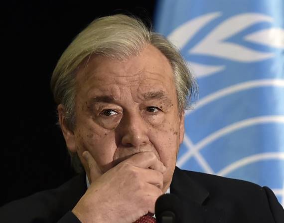 El secretario general de la ONU, António Guterres, dice que hay creciente presión sobre el trabajo de los medios