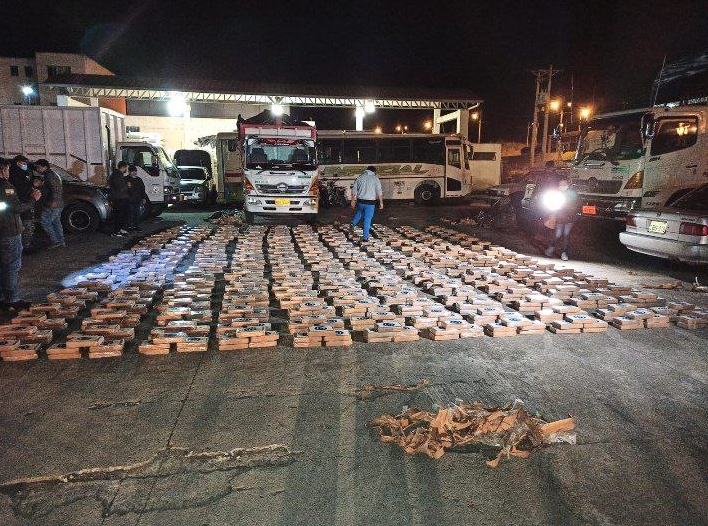 3 toneladas de droga decomisadas en apenas 24 horas en Ecuador