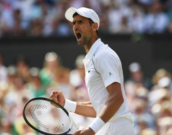 El serbio Novak Djokovic fulminó las opciones de Nick Kyrgios