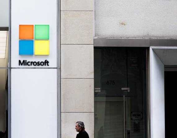 Vista de una tienda de Microsoft en Nueva York (Estados Unidos de Norteamérca).