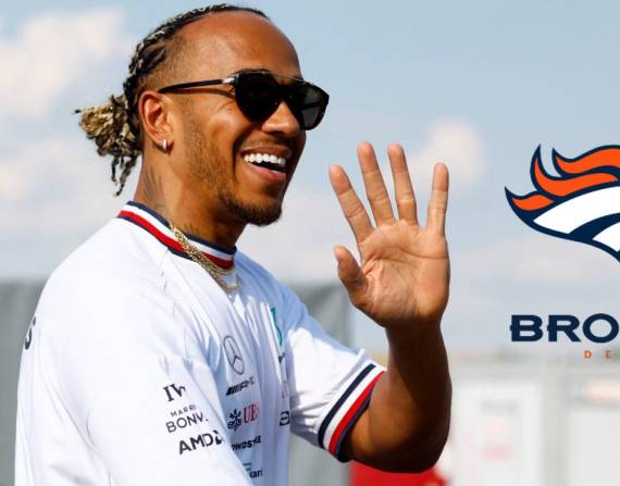 Los Denver Broncos dieron la bienvenida a Lewis Hamilton
