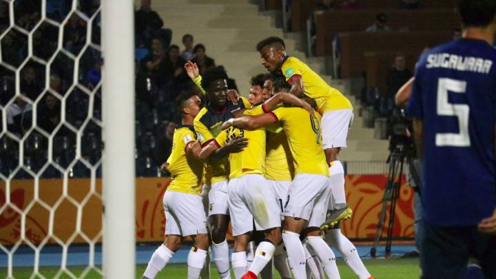 Ecuador debuta con empate ante Japón en Mundial sub 20