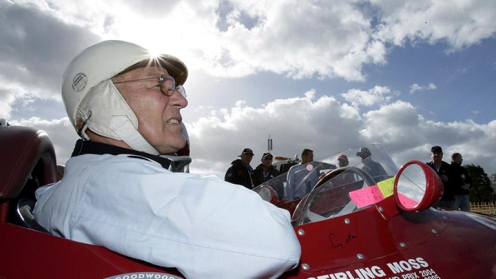 Falleció Stirling Moss, el ex piloto que dejó una huella en la Fórmula 1