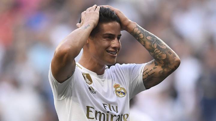 El Real Madrid confirma lesión en James Rodríguez