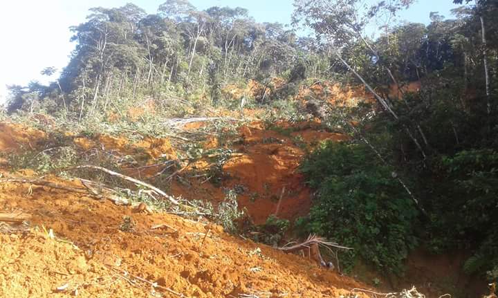 Deslave en vía Méndez-Morona deja a habitantes de la frontera incomunicados