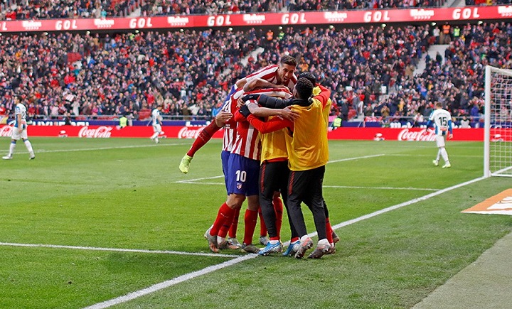 Atlético vuelve a la senda del triunfo frente al Espanyol