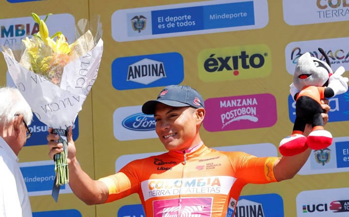Jonathan Caicedo termina tercero en el Tour Colombia