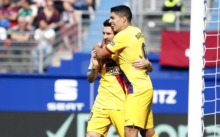 El Barcelona supera a Eibar de visitante