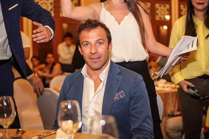 Del Piero compartió con las formativas de BSC