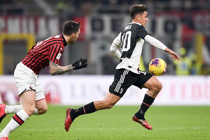 Juventus empata ante el Milan en semifinales de Copa Italia