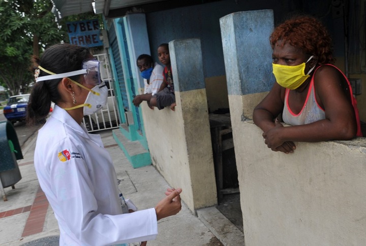 Ecuador con 552 nuevos casos confirmados de coronavirus
