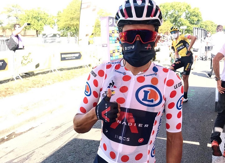 Carapaz: &quot;Disfruté del jersey de la montaña, pero Pogacar fue mejor&quot;