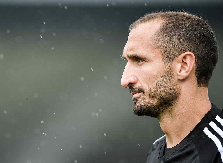 Chiellini baja en la Juve por lesión de ligamento