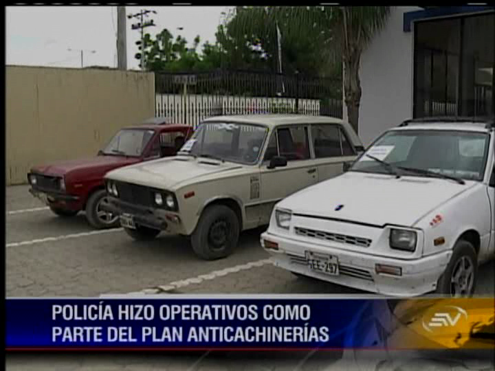 Operativos policiales en Guayaquil dieron con 6 vehículos robados