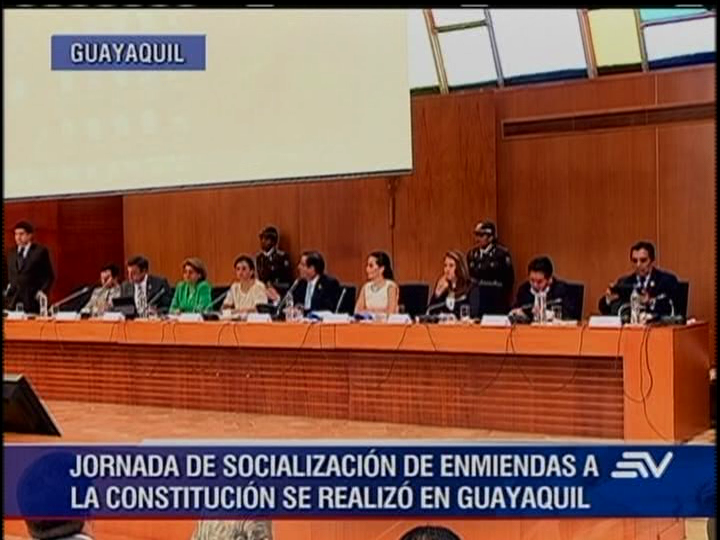 Socialización de enmiendas divide criterios en Guayaquil