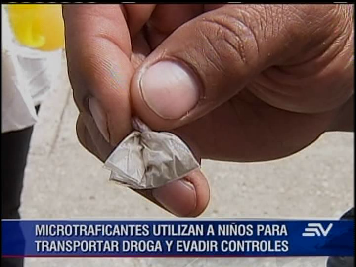 Microtráfico utiliza menores para transportar droga