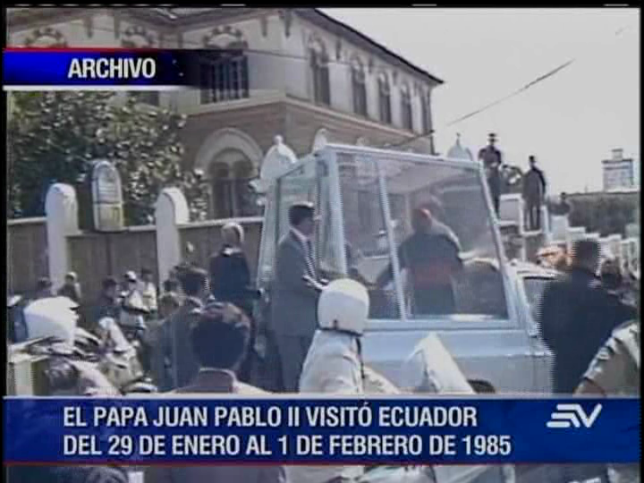 Así fue el recorrido del papa Juan Pablo II hace 30 años en Ecuador