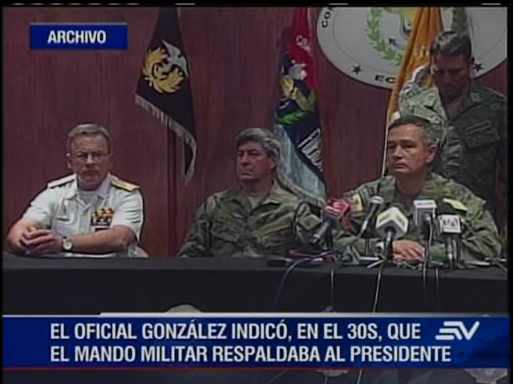 Exjefe de las FF.AA. asegura que Correa no fue secuestrado el 30S