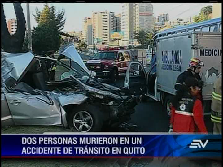 Accidente de tránsito en Quito eleva a 1.083 cifra de muertes por esta causa