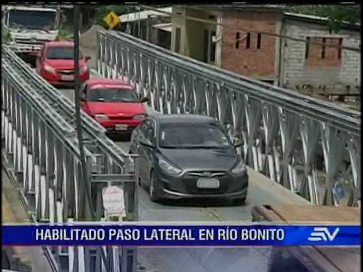 Habilitan el paso lateral de Río Bonito