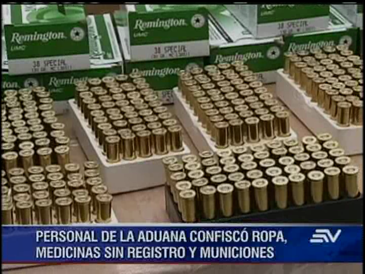 Detienen camión con 14.000 municiones de contrabando en El Oro