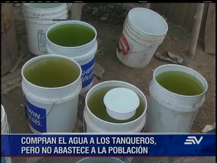 Agua con parásitos, comuneros de Jipijapa desesperados ante escasez