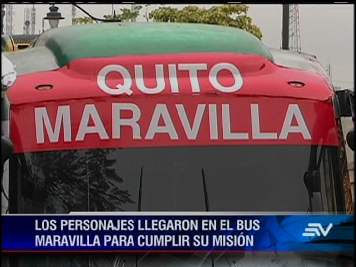 El Bus Maravilla de Quito llegó a Guayaquil