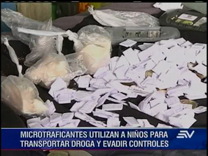 Microtráfico utiliza menores para transportar droga